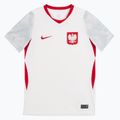 Tricou de fotbal pentru copii Nike Dri-Fit Poland Stadium Home 2026 white/field silver 3