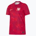 Tricou de fotbal pentru femei Nike Dri-Fit Poland Stadium Away 2026 noble red/sport red