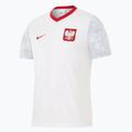 Tricou de fotbal pentru bărbați Nike Dri-Fit Poland Home 2026 white/field silver