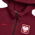 Bluză de fotbal pentru bărbați Nike Tech Fleece Poland Full Zip Hoodie team red 4