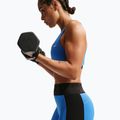 Pantaloni scurți de antrenament pentru femei Nike Pro Sculpt Dri-Fit High-Waisted Biker 5" light photo blue/black/white 5