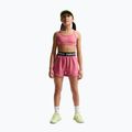 Pantaloni scurți pentru copii Nike Pro Fleece Dri-Fit peony/peony/black/white 2
