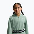 Bluză pentru copii Nike Pro Fleece Dri-Fit Full-Zip steam/steam/black/white