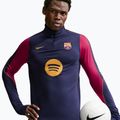 Bluză de fotbal pentru bărbați Nike FC Barcelona Strike Soccer Drill Top blackened blue/mineral yellow 4
