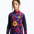 Bluză de fotbal pentru copii Nike FC Barcelona Dri-Fit Strike Drill Top noble red/noble red/mineral yellow 4