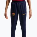 Pantaloni de fotbal pentru copii Nike FC Barcelona Strike Dri-Fit blackened blue/noble red/yellow 7