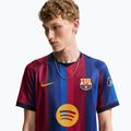 Tricou de fotbal pentru bărbați Nike FC Barcelona Dri-Fit Stadium Home deep garnet/blue void/mineral yellow 5