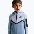 Bluză pentru copii Nike Sportswear Tech Fleece Full Zip hydrogen blue/work blue/black/black 4