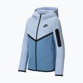 Bluză pentru copii Nike Sportswear Tech Fleece Full Zip hydrogen blue/work blue/black/black 7