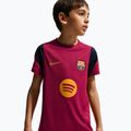 Tricou de fotbal pentru copii Nike FC Barcelona Strike Dri-Fit noble red/blackened blue 4