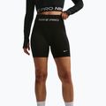 Pantaloni scurți de antrenament pentru femei Nike Pro Seamless High Waisted Biker 5" black/white 5