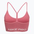Sutien de antrenament Nike Pro Seamless Light Support peony/white 2