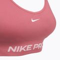 Sutien de antrenament Nike Pro Seamless Light Support peony/white 3