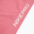 Tricou de antrenament pentru femei Nike Pro Seamless Dri-Fit peony/white 4