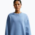 Bluză pentru femei Nike Studio Fleece Medium Weight work blue/sail 5