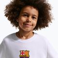 Tricou pentru copii Nike FC Barcelona Soccer white 5