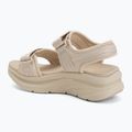 Sandale pentru femei SKECHERS D'Lux Walker Adored Days beige 3