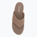 Papuci pentru femei SKECHERS Ultra Flex 3.0 Rhythm Waves brown 5