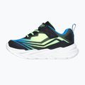 Încălțăminte pentru copii SKECHERS Flex-Glow Ultra negru/albastru/lămâie 3