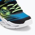 Încălțăminte pentru copii SKECHERS Flex-Glow Ultra negru/albastru/lămâie 7