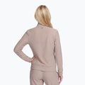 Bluză pentru femei SKECHERS GO Luxe Rib Everyday Full Zip taupe/brown 2