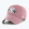 Șapcă 47 Brand MLB New York Yankees Icon Alt CLEAN UP mauve