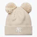 Căciulă de iarnă damă New Era Double Pom Beanie New York Yankees stone