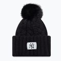 Căciulă de iarnă damă New Era Cable Wide New York Yankees negru