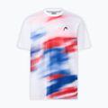 Tricou de tenis pentru bărbați HEAD Blur royal/print