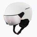 Cască de schi pentru copii HEAD Yuki Visor Jr marshmallow/silver/red