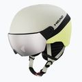 Cască de schi pentru copii HEAD Yuki Visor Jr lime swirl/silver/red