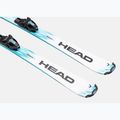 Schiuri de coborâre pentru copii + legături HEAD Supershape JRS + Jrs 7.5 GW CA white/blue 3