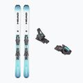 Schiuri de coborâre pentru copii + legături HEAD Supershape Team Easy JRS + Jrs 4.5 GW CA blue/white