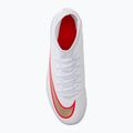 Încălțăminte de fotbal pentru bărbați Nike Mercurial Superfly 11 Club white/bright crimson/blur 5