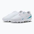 Încălțăminte de fotbal pentru bărbați Nike Phantom 6 Low Academy FG/MG white/white/dusty cactus 3