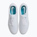 Încălțăminte de fotbal pentru bărbați Nike Phantom 6 Low Academy FG/MG white/white/dusty cactus 4