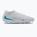 Încălțăminte de fotbal pentru bărbați Nike Phantom 6 High Academy FG/MG white/white/dusty cactus