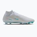 Încălțăminte de fotbal pentru bărbați Nike Phantom 6 High Elite FG white/white/dusty cactus 2