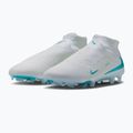 Încălțăminte de fotbal pentru bărbați Nike Phantom 6 High Elite FG white/white/dusty cactus 3