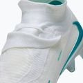 Încălțăminte de fotbal pentru bărbați Nike Phantom 6 High Elite FG white/white/dusty cactus 6