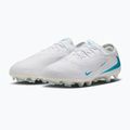 Încălțăminte de fotbal pentru bărbați Nike Phantom 6 Low Pro FG white/white/dusty cactus 3