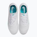 Încălțăminte de fotbal pentru bărbați Nike Phantom 6 Low Pro FG white/white/dusty cactus 4