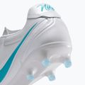 Încălțăminte de fotbal pentru bărbați Nike Tiempo Ligera Pro FG white/white/energy 7