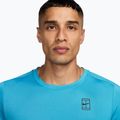 Tricou pentru bărbați Nike Court Dri-Fit Advantage baltic blue/black 3