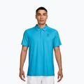 Tricou polo de tenis pentru bărbați Nike Court Dri-Fit Advantage baltic blue/black