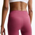 Colanți de antrenament pentru femei Nike One pink smoke/white 5