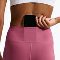 Colanți de antrenament pentru femei Nike One pink smoke/white 6