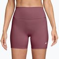 Pantaloni scurți de antrenament pentru femei Nike One pink smoke/white