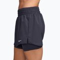 Pantaloni scurți pentru femei Nike One Dri-Fit High-Waisted 3" 2In1 gridiron/white 3