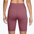Pantaloni scurți de antrenament pentru femei Nike One Pink Smoke/White 2